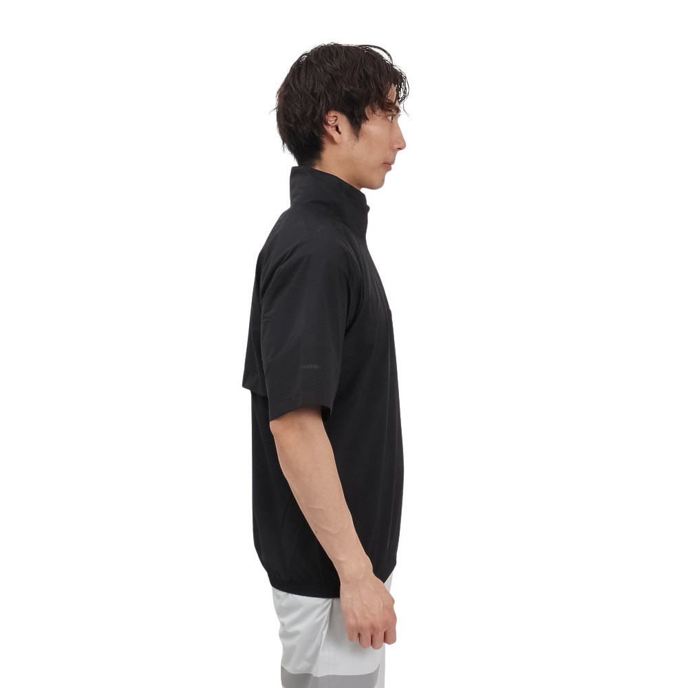 ハーレー（HURLEY）（メンズ）ゴルフウェア ファントム レイン 半袖 プルオーバー MGRN251099-BLK