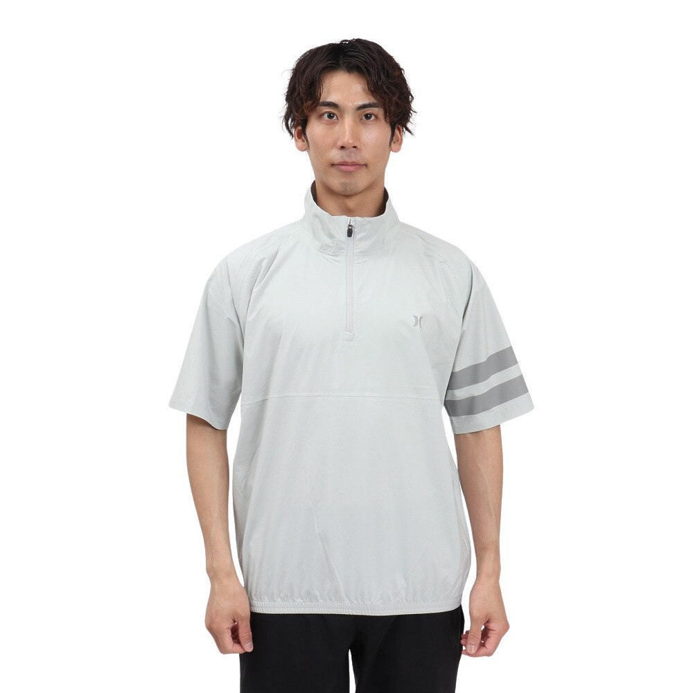 ハーレー（HURLEY）（メンズ）ゴルフウェア ファントム レイン 半袖 プルオーバー MGRN251099-SGY