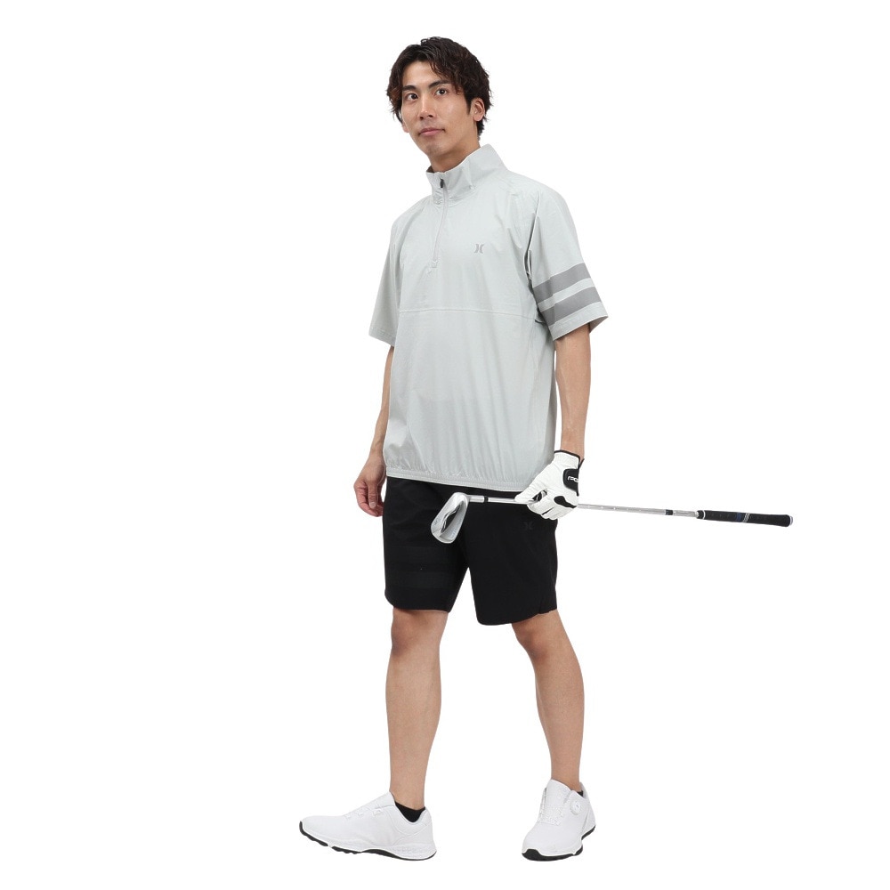 ハーレー（HURLEY）（メンズ）ゴルフウェア ファントム レイン 半袖 プルオーバー MGRN251099-SGY