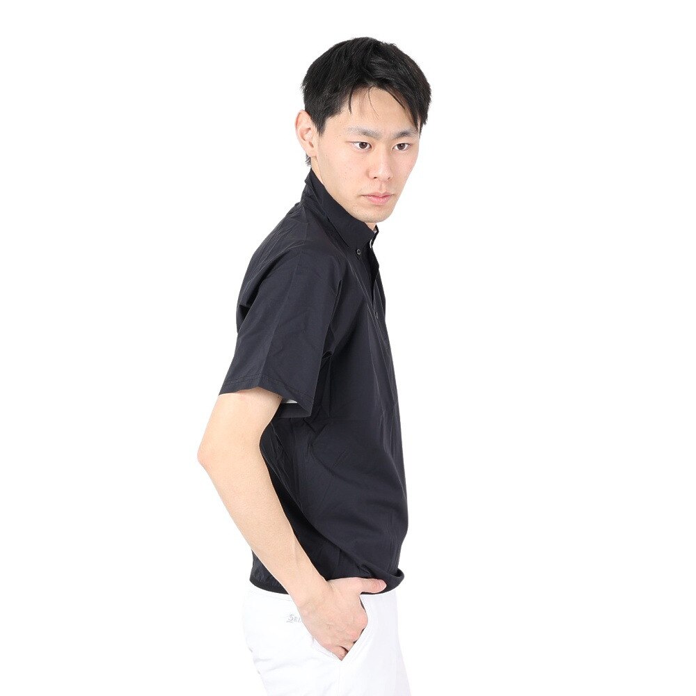ハーレー（HURLEY）（メンズ）ゴルフウェア レインウェア PHANTOMEN RAIN POLO 半袖 VMI-MJK2200009-BLK