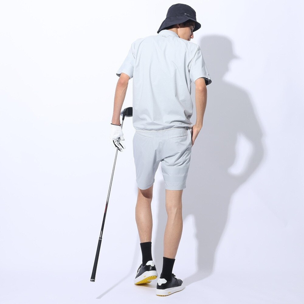 ハーレー（HURLEY）（メンズ）ゴルフウェア 防風 軽量 レインウェア 半袖ポロシャツ PHANTOMEN MJK2200009-LGY
