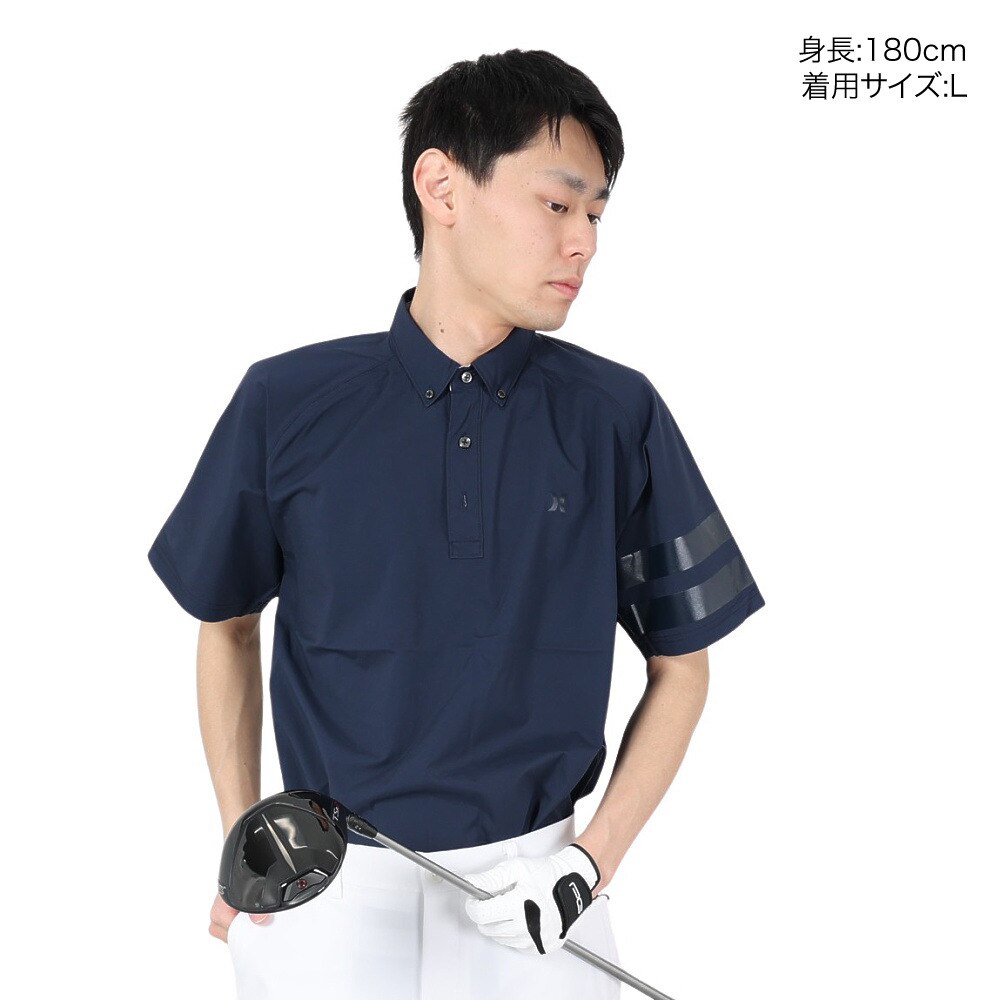 ハーレー（HURLEY）（メンズ）ゴルフウェア レインウェア PHANTOMEN RAIN POLO 半袖 VMI-MJK2200009-OBS
