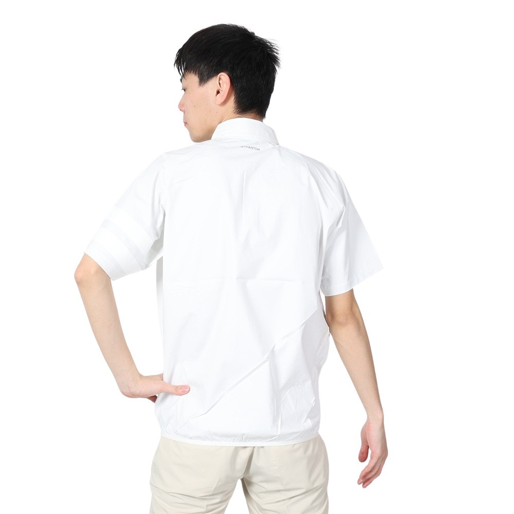 ハーレー（HURLEY）（メンズ）ゴルフウェア PHANTOMEN RAIN POLO 半袖 VMI-MJK2200009-OWHT