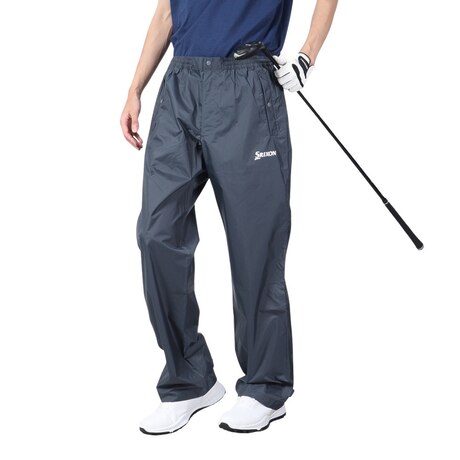 スリクソン（SRIXON）（メンズ）ゴルフウェア  メンズ レインウェア 撥水 防水 耐水 レインパンツ SMR9002S チャコールグレー 雨具
