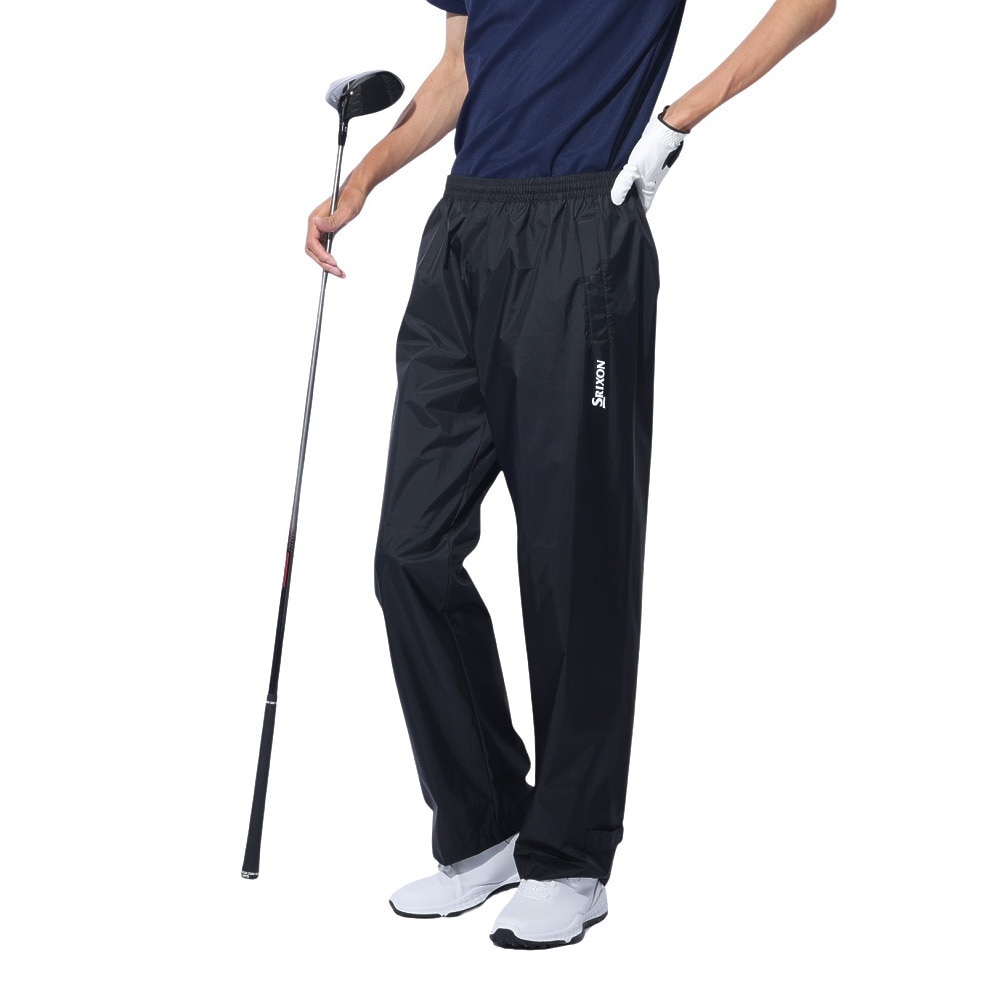 スリクソン（SRIXON）（メンズ）ゴルフウェア レインウェア レインパンツ SMR4002S ブラック