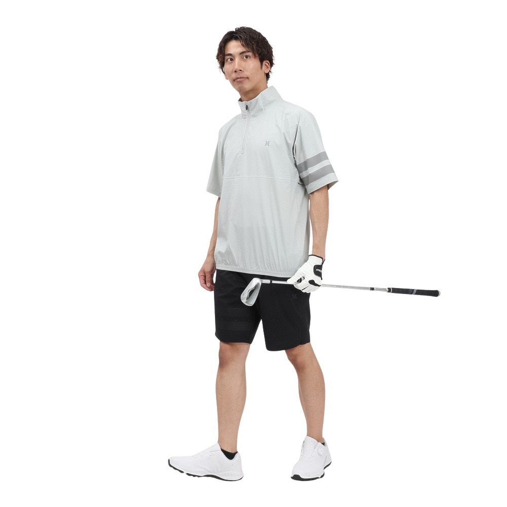 ハーレー（HURLEY）（メンズ）ゴルフウェア レインウェア 撥水 ファントム レイン ハーフパンツ MGRN251102-BLK