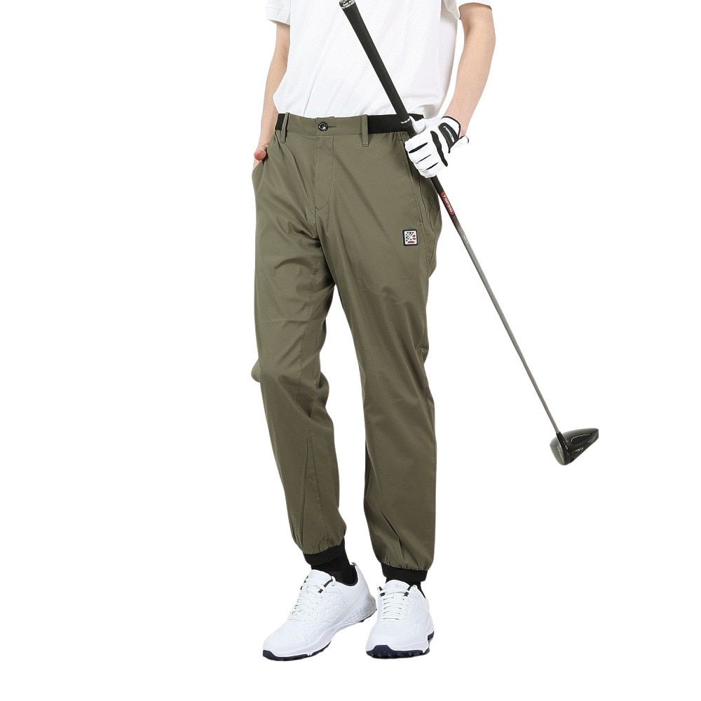 トミーアーマー ゴルフウェア 軽量 メンズ レインウェア 絶耐撥水 ジョガーパンツ VIATEX ストレッチ TAINF22S022167 KHK Ｍ 87 ウェアの大画像