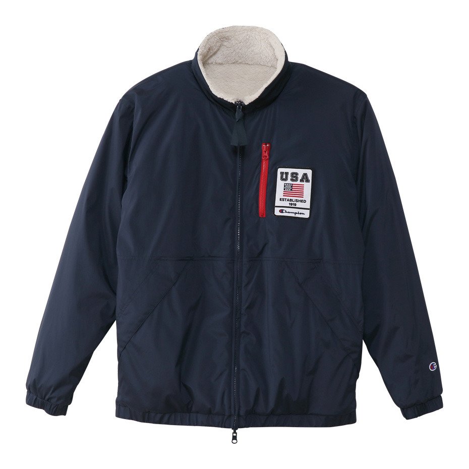アウター メンズ 秋冬 ゴルフ リバーシブルジャケット C3 Sg607 370 チャンピオン エルブレス