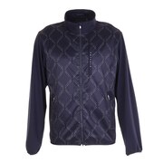 エピキュール（epicure）（メンズ）ゴルフウェア アウター 撥水 ストレッチ プリントハイブリッドブルゾン 151-54210-098
