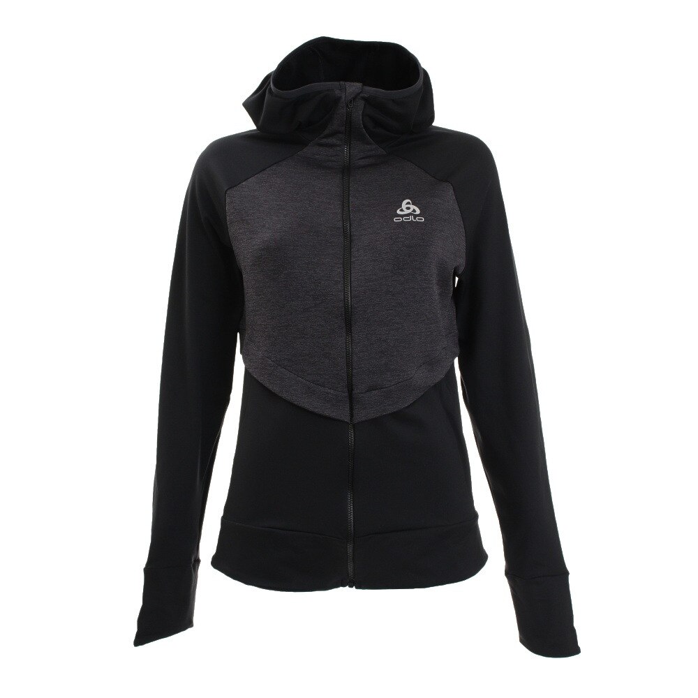 オドロ（ODLO）（レディース）ゴルフウェア アウター パーカー midlayer full フーディ 612481-15000