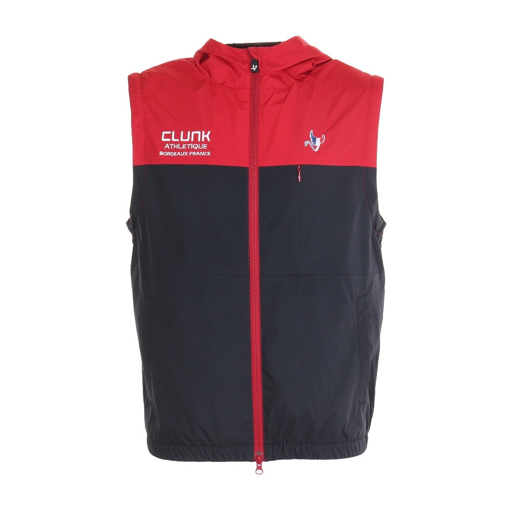 クランク（CLUNK）（メンズ）ゴルフウェア アウター 防風 ストレッチ 袖取り外し 保温 絶耐撥水ウィンドジャケット CL5LTY10 RED