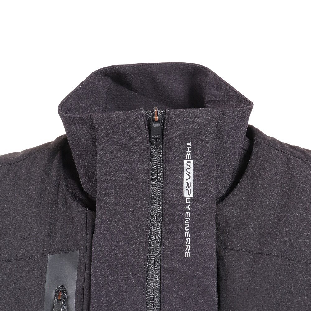 ザ・ワープ・バイ・エネーレ（The Warp By Ennerre）（メンズ）ゴルフウェア アウター 吸湿 発熱 撥水 ストレッチ 着脱 3WAY ジャケット WG5NTY10 BLK★★★