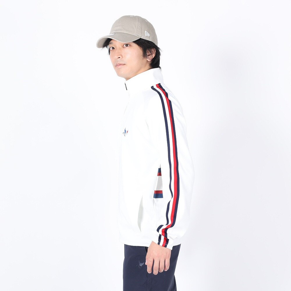 クランク（CLUNK）（メンズ）ゴルフウェア アウター ストレッチ 吸汗速乾 防風 ウインドクロスジャケット CL5NTY25 WHT