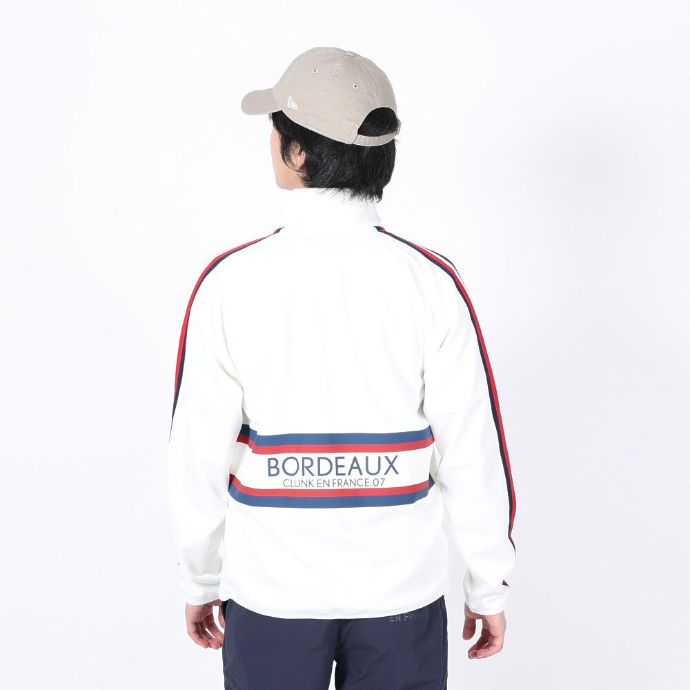 クランク（CLUNK）（メンズ）ゴルフウェア アウター ストレッチ 吸汗速乾 防風 ウインドクロスジャケット CL5NTY25 WHT