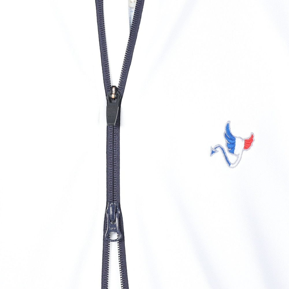 クランク（CLUNK）（メンズ）ゴルフウェア アウター ストレッチ 吸汗速乾 防風  ウインドクロスジャケット CL5NTY25 WHT