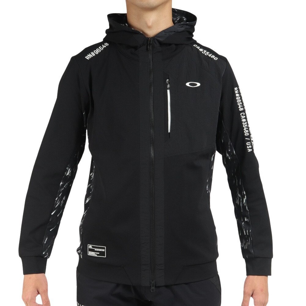 オークリー（OAKLEY）（メンズ）ゴルフウェア アウター ニット ジャケット 軽量 ロゴ ダブルジップ STW KNIT JACKET FOA404679-02E★★★