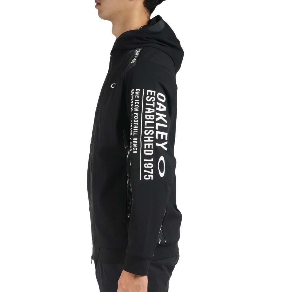 オークリー（OAKLEY）（メンズ）ゴルフウェア アウター ニット ジャケット 軽量 ロゴ ダブルジップ STW KNIT JACKET FOA404679-02E★★★