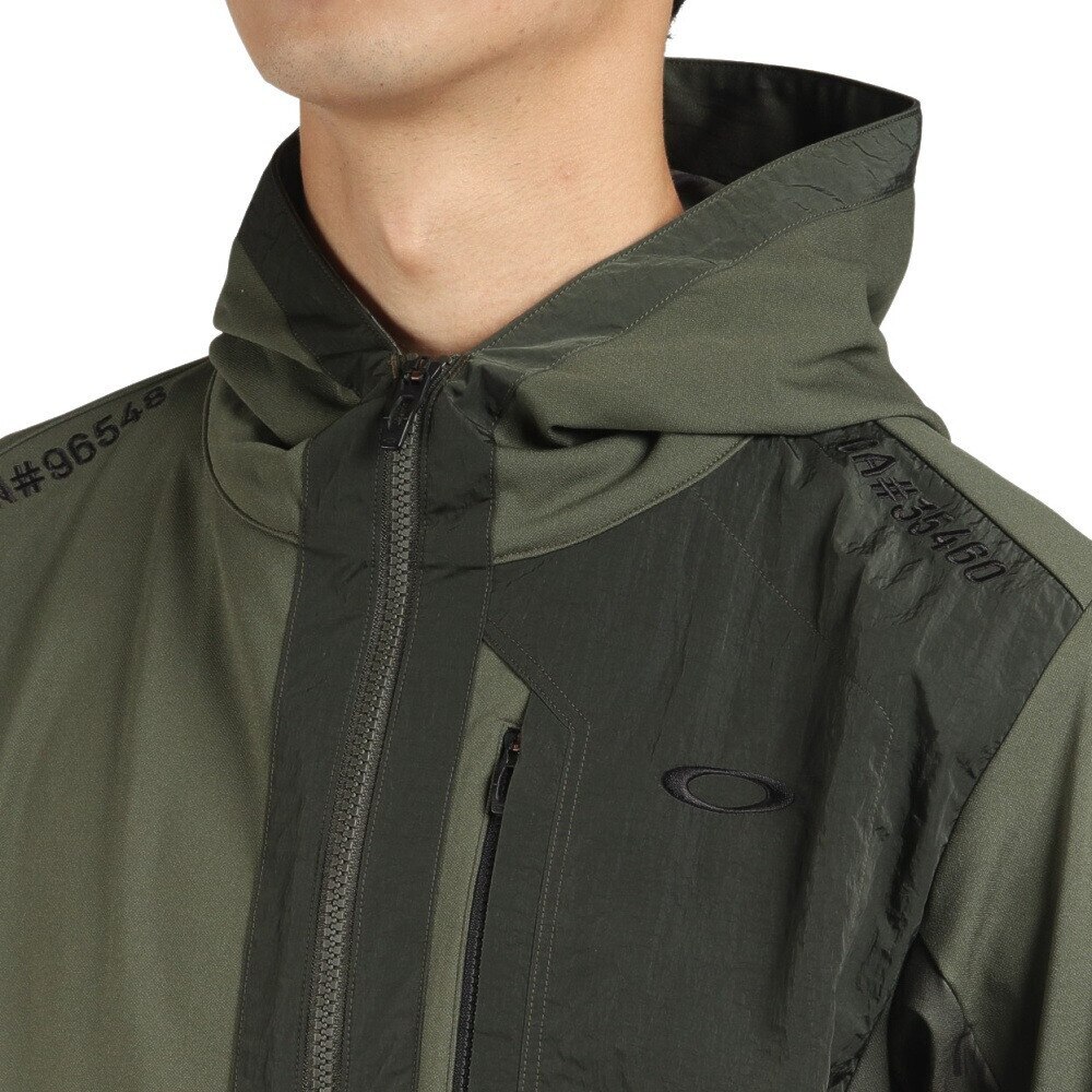 オークリー（OAKLEY）（メンズ）ゴルフウェア アウター ニット ジャケット 軽量 ロゴ ダブルジップ STW KNIT JACKET FOA404679-86L★★★