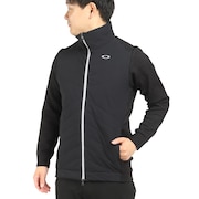 オークリー（OAKLEY）（メンズ）ゴルフウェア アウター 保温 ストレッチ 発熱 フルジップ ダブルファスナー HYBRID SWTR BLOUSON 4.0 FOA404252-02E