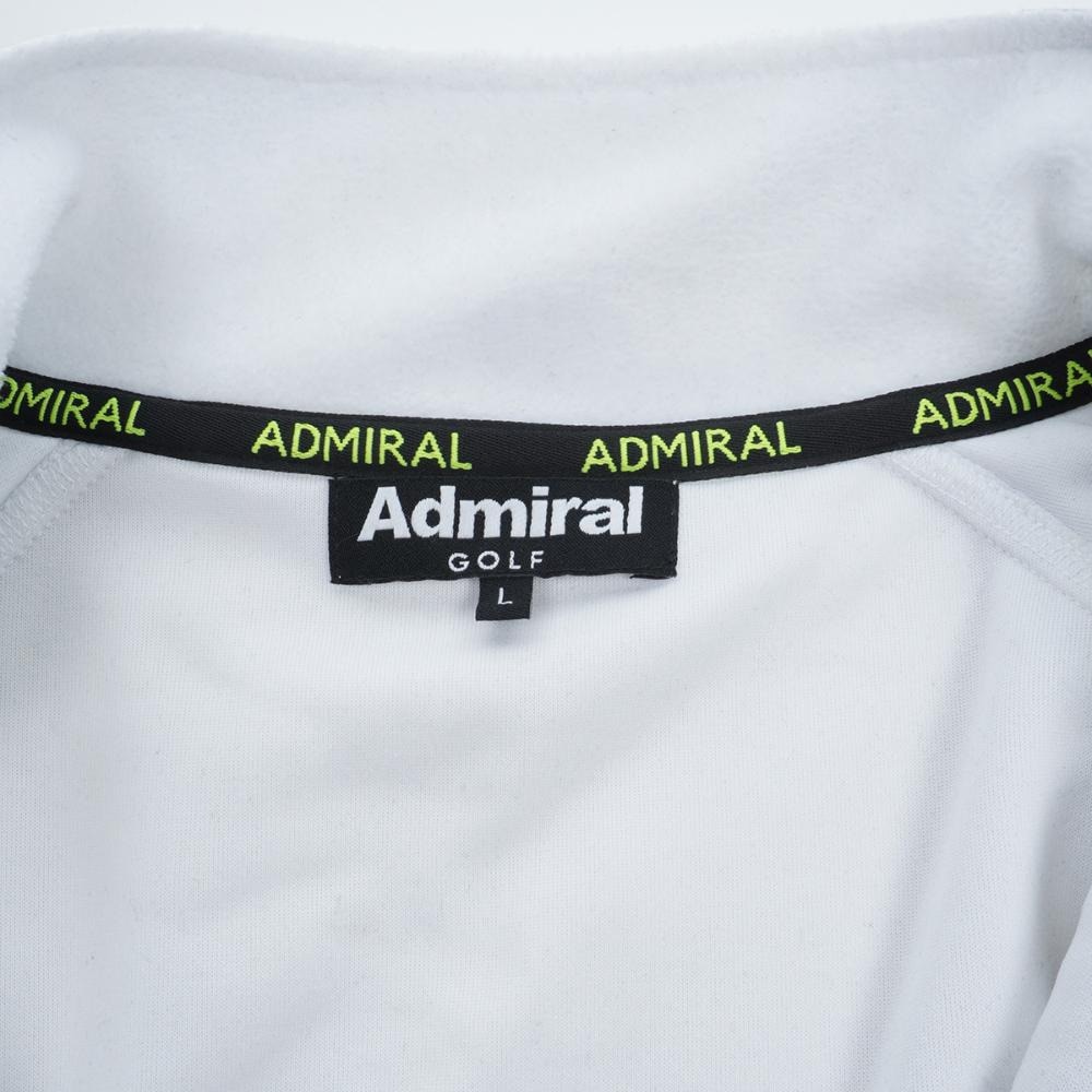 アドミラル ゴルフ（Admiral GOLF）（メンズ）ゴルフウェア アウター 防風 パフォーマンスフリースジャケット ADMA276-WHT