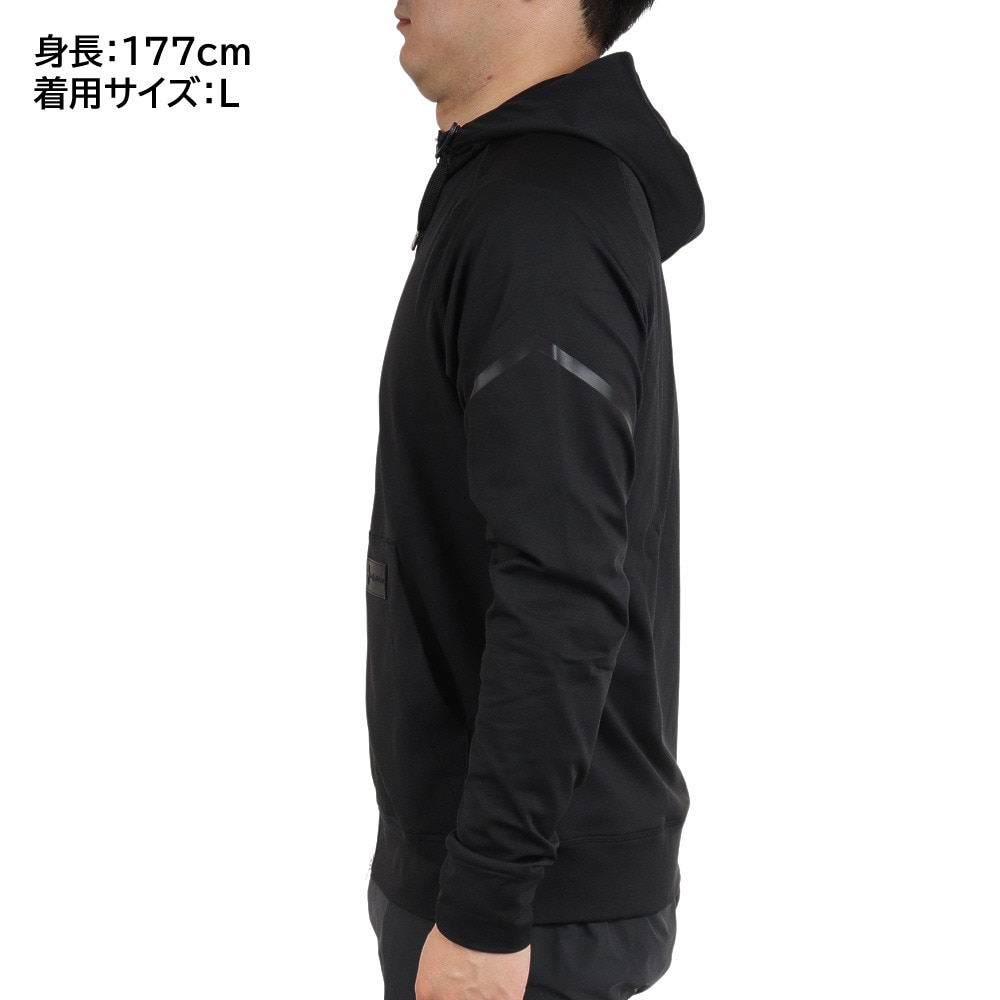 クロススポーツウエア（Cross Sportswear）（メンズ）ゴルフウェア パーカー ACTIVE フーディーフルジップジャケット 1975221-900