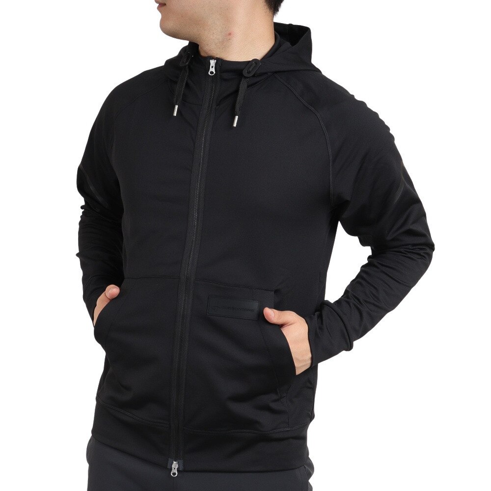 クロススポーツウエア（Cross Sportswear）（メンズ）ゴルフウェア パーカー ACTIVE フーディーフルジップジャケット 1975221-900