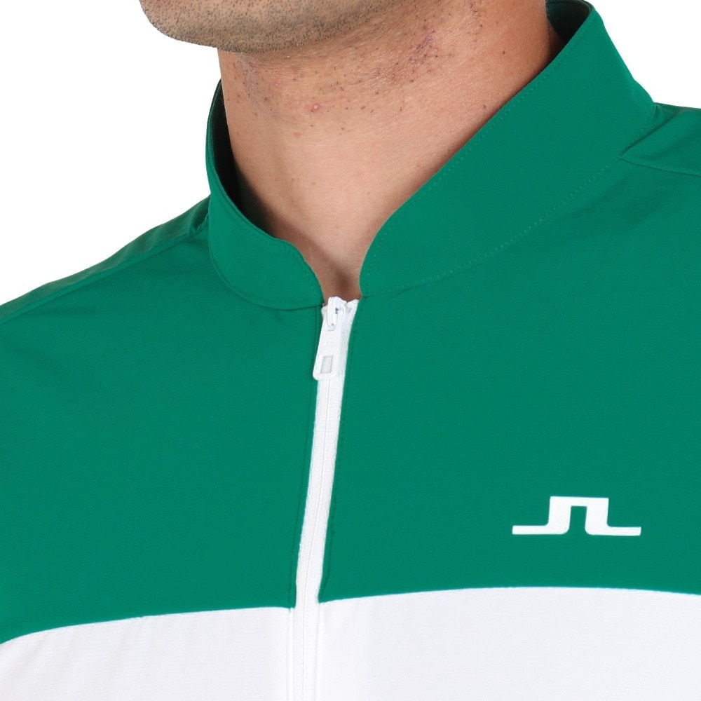 J.LINDEBERG（メンズ）ゴルフウェア バッグブリッジ ジャージブルゾン 071-58328-025