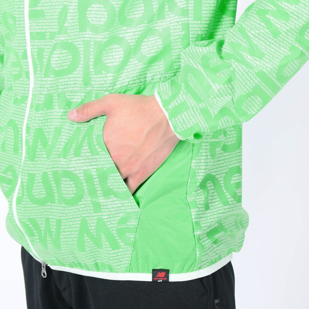 ニューバランス（new balance）（メンズ）ゴルフウェア アウター 撥水 防風 ストレッチ FULL ZIP WIND BLOUSON 012-3120003-132