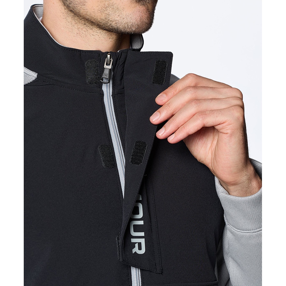 アンダーアーマー（UNDER ARMOUR）（メンズ）ゴルフウェア アウター 防風 ストーム セーターフリース ハイブリッド ジャケット 1381271 035