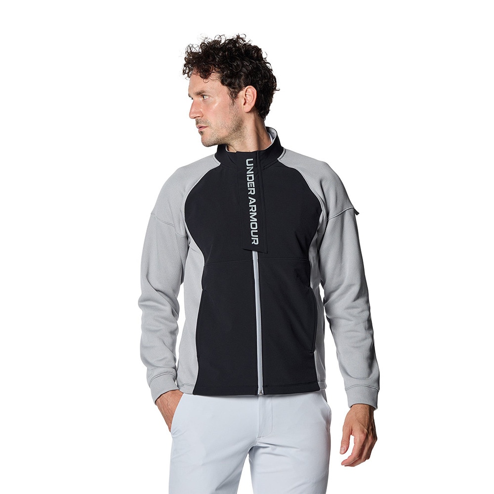 アンダーアーマー（UNDER ARMOUR）（メンズ）ゴルフウェア アウター 防風 ストーム セーターフリース ハイブリッド ジャケット 1381271 035