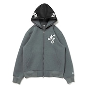ニューエラ（NEW ERA）（メンズ）ゴルフウェア アウター パーカー テックスウェット フルジップフーディー クラシックロゴ 13762682