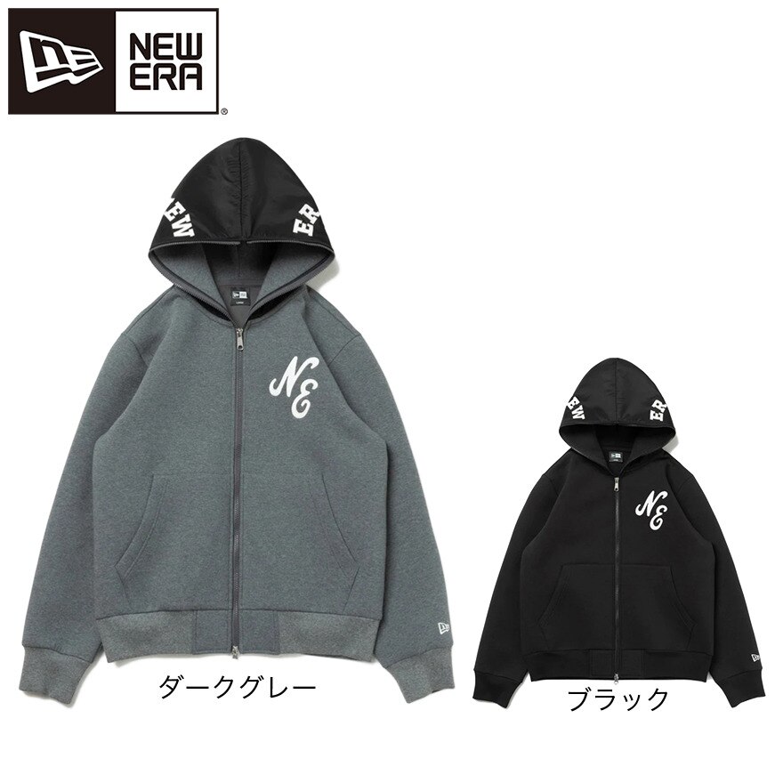 ニューエラ（NEW ERA）（メンズ）ゴルフウェア アウター パーカー テックスウェット フルジップフーディー クラシックロゴ 13762683