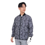 トラヴィスマシュー（Travis Mathew）（メンズ）ゴルフウェア アウター LEAF PATTERN BOMBER ジャケット 7AI052-0BLK