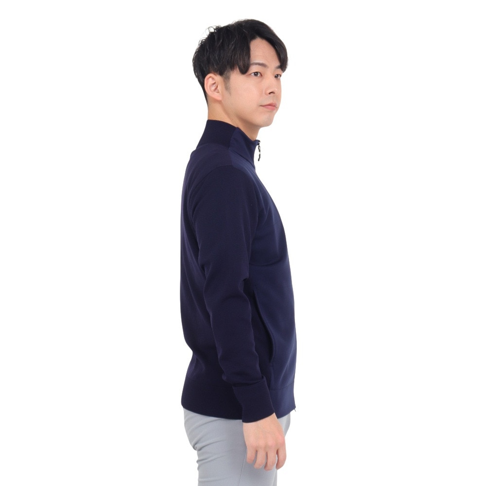 トミーアーマー（Tommy Armour）（メンズ）ゴルフウェア アウター 保温 Back Grid フルジップジャケット TAPLU23F010005 NVY