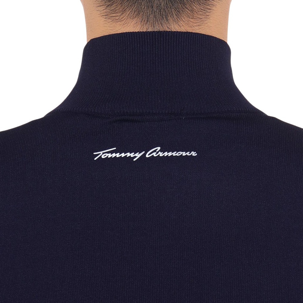 トミーアーマー（Tommy Armour）（メンズ）ゴルフウェア アウター 保温 Back Grid フルジップジャケット TAPLU23F010005 NVY