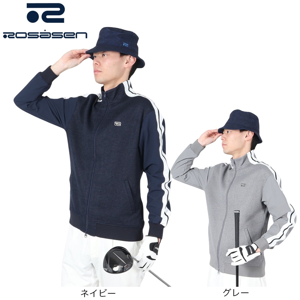 ROSASEN（メンズ）ゴルフウェア アウター A-Line トラックジャケット 047-51311-098