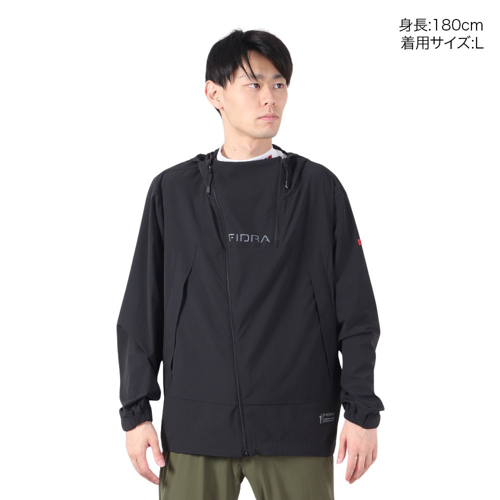 フィドラ（FIDRA）（メンズ）ゴルフウェア アウター 撥水 冷感 パーカー フーディーブルゾン FV5RTY15 BLK