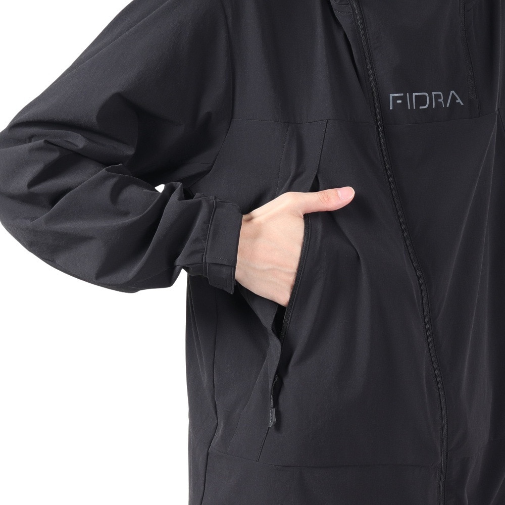 フィドラ（FIDRA）（メンズ）ゴルフウェア アウター 撥水 冷感 パーカー フーディーブルゾン FV5RTY15 BLK