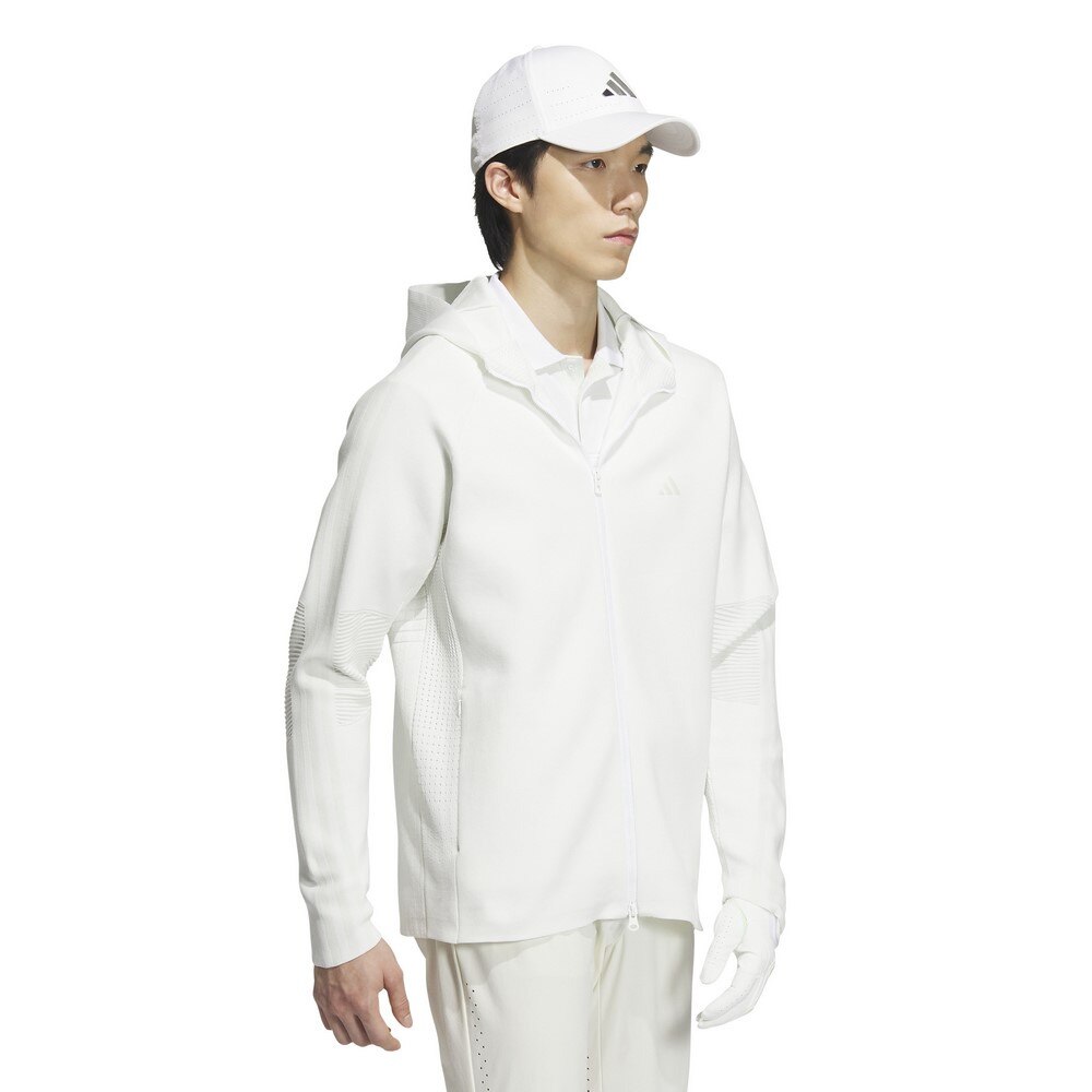 アディダス（adidas）（メンズ）ゴルフウェア アウター パーカー ULTIMATE 365 PRIMEニット フーディー IKJ47-IN6663W