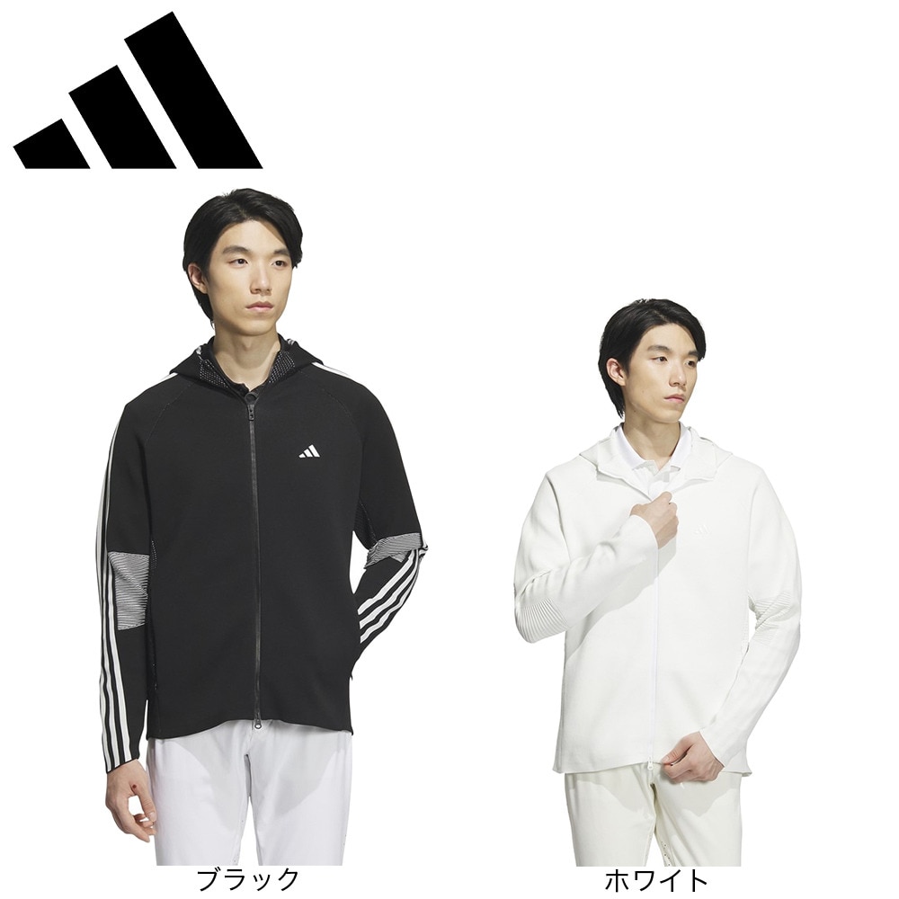 アディダス（adidas）（メンズ）ゴルフウェア アウター パーカー ULTIMATE 365 PRIMEニット フーディー IKJ47-IN6663W