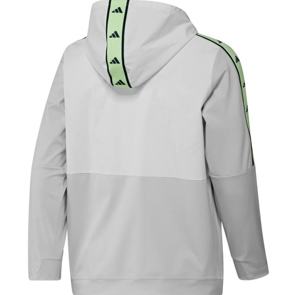アディダス（adidas）（メンズ）ゴルフウェア パーカー 防風 ファブリックミックスストレッチ フーディー IKK83-IN9008W