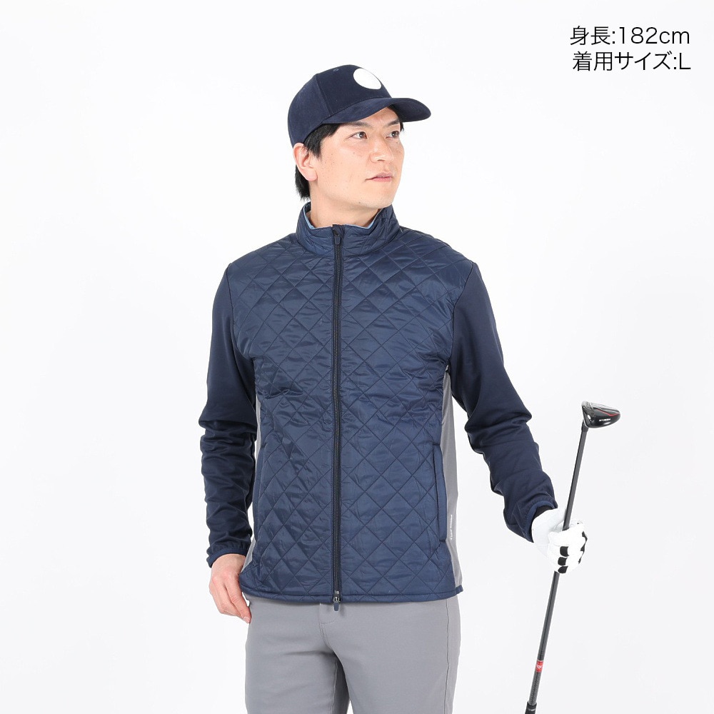 プーマ（PUMA）（メンズ）ゴルフウェア アウター フロスト キルテッド ジャケット 623165-02