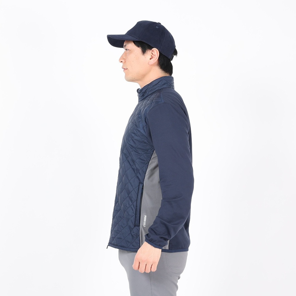 プーマ（PUMA）（メンズ）ゴルフウェア アウター フロスト キルテッド ジャケット 623165-02