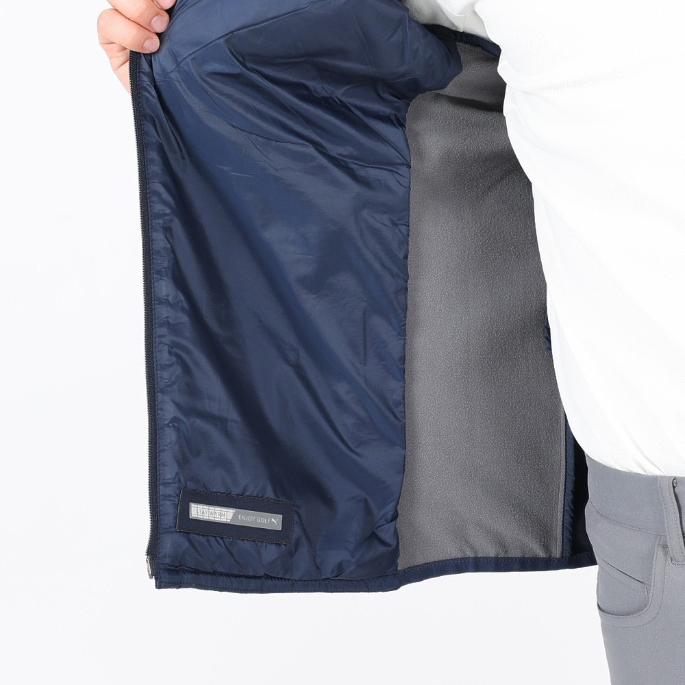 プーマ（PUMA）（メンズ）ゴルフウェア アウター フロスト キルテッド ジャケット 623165-02
