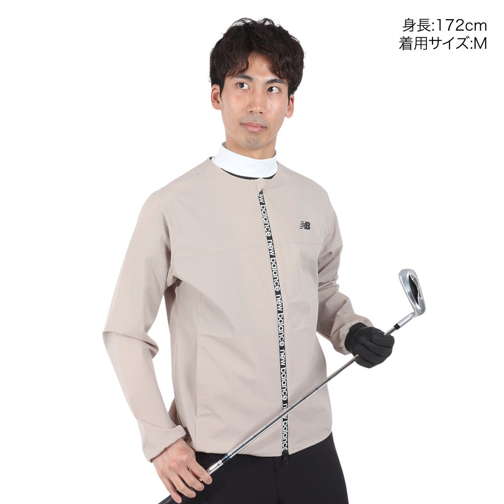 ニューバランス（new balance）（メンズ）ゴルフウェア アウター FULL ZIP COLLARLESS ブルゾン 012-4120003-040