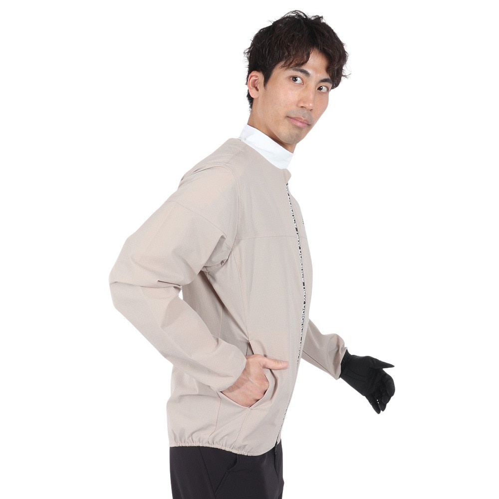 Amazon | [ニューバランス] ゴルフ 撥水 フルジップブルゾン (ストレッチ・Thermotron Light:蓄熱保湿性・総裏メッシュ仕様)  / メンズ / 012-2220001 121_ネイビー 4 [M] | ジャージトップ 通販