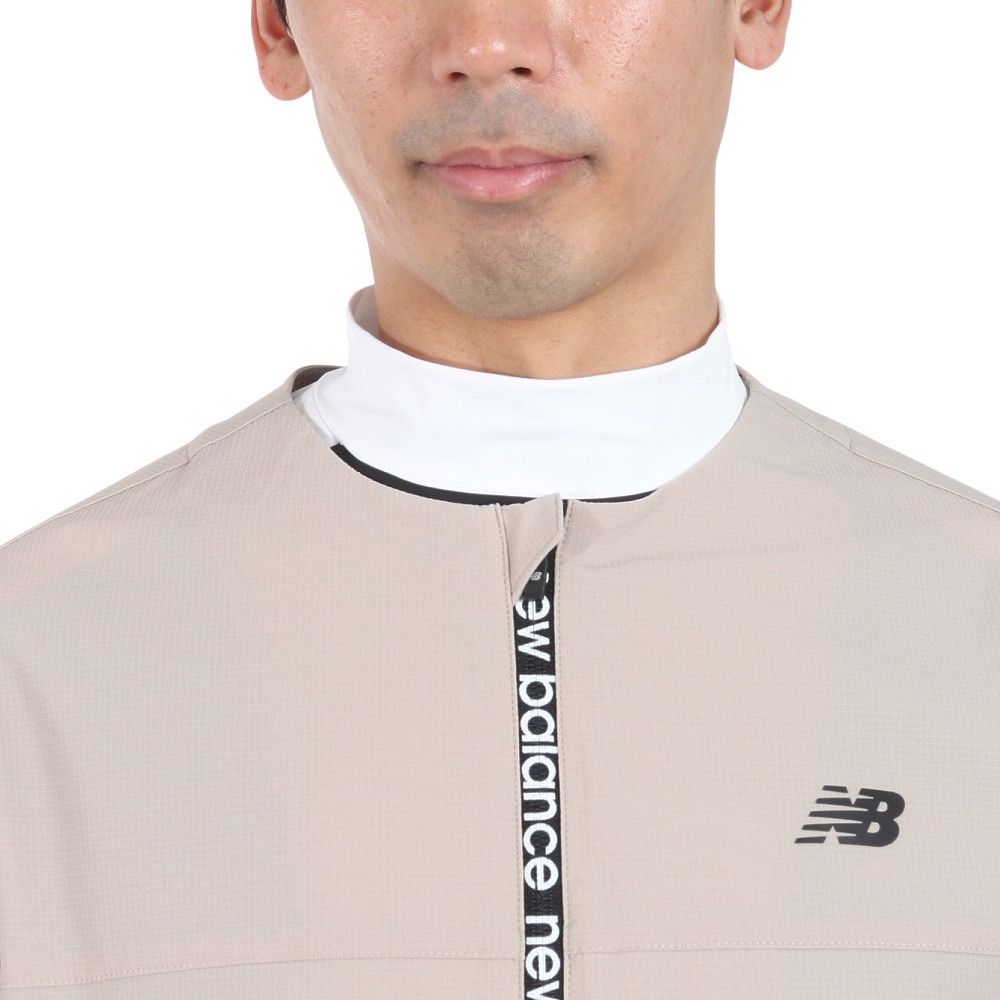 ニューバランス（new balance）（メンズ）ゴルフウェア アウター FULL ZIP COLLARLESS ブルゾン 012-4120003-040