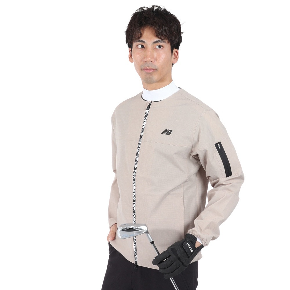 ニューバランス（new balance）（メンズ）ゴルフウェア アウター FULL ZIP COLLARLESS ブルゾン 012-4120003-040