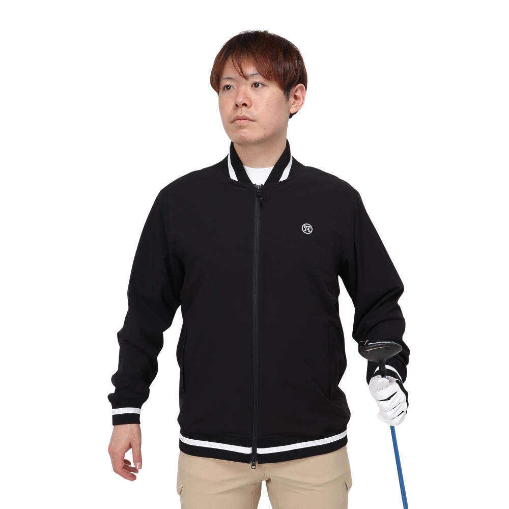 トミーアーマー（Tommy Armour）（メンズ）ゴルフウェア アウター 撥水 Award ブルゾン TATJ24S010001 BLK
