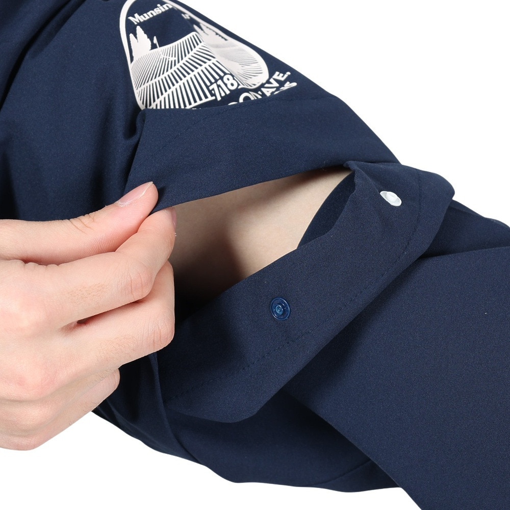 マンシングウエア（MUNSING WEAR）（メンズ）ゴルフウェア アウター 撥水 ストレッチ袖ドッキングブルゾン MGMXJK04 NV00